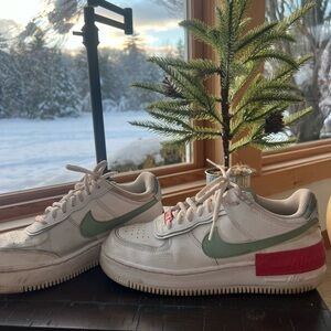 Nike Air Force shoes 3D dimension